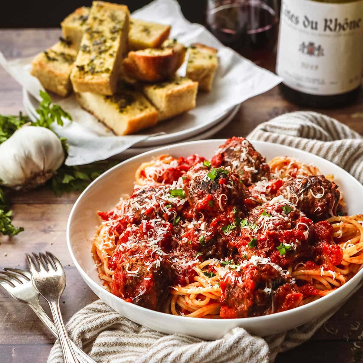 Spaghetti meatballs