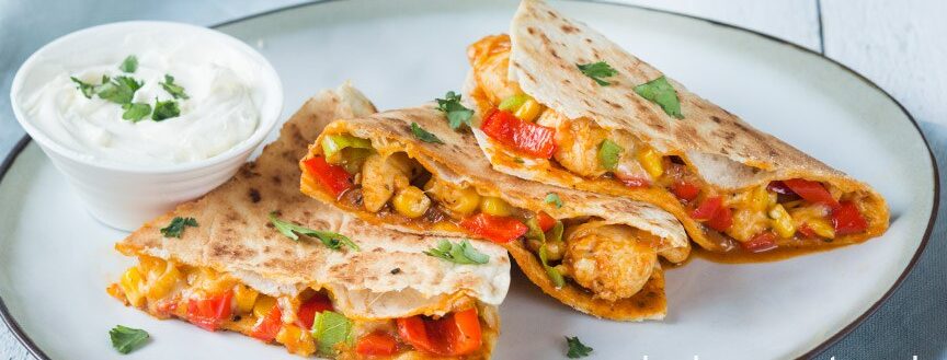 Quesadilla met kip